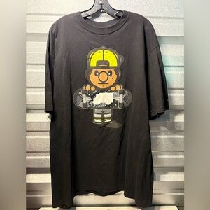 Trukfit Black Tee with Yellow Accents